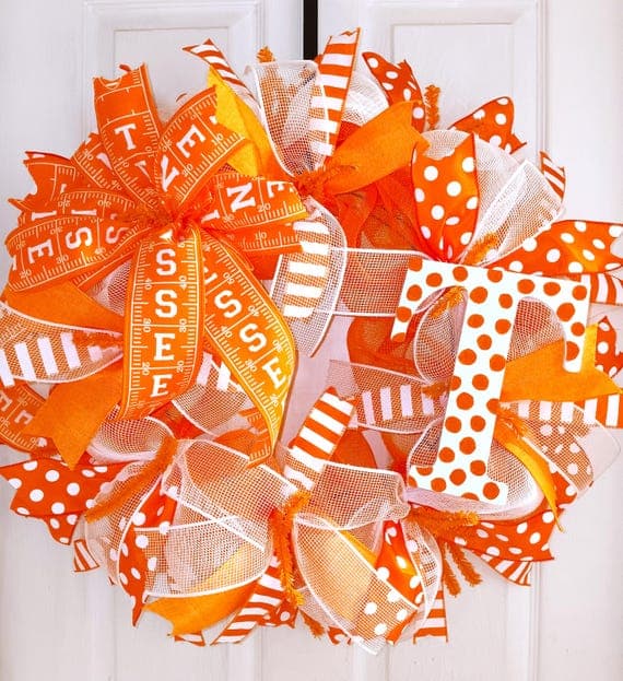 Tennessee Volunteers Team Spirit Wreath