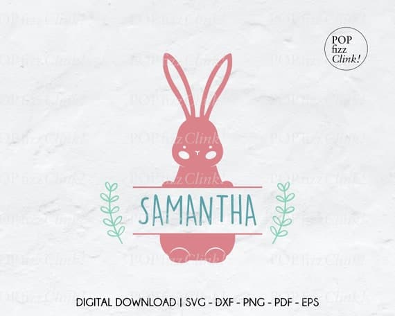 Easter Bunny SVG Design File
