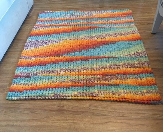 Handmade Washable Acrylic Rug for Kids Room