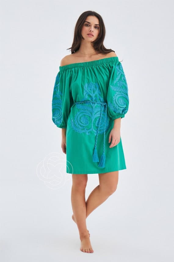 Kalimnos Plaj Embroidered Summer Dress