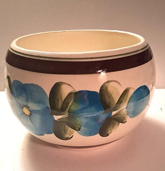 Hand Painted Ceramic Planter