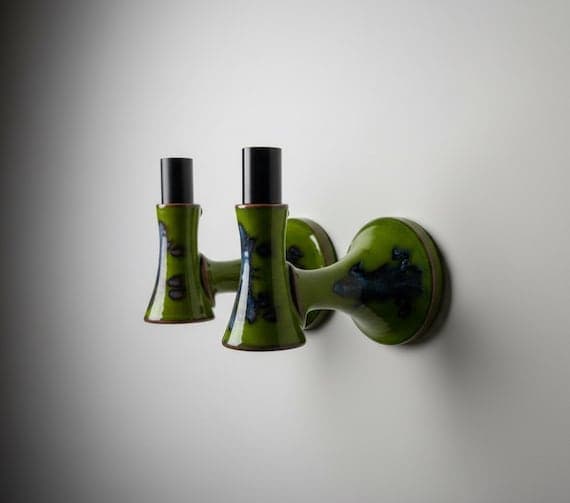 Danish boho ceramic wall sconces