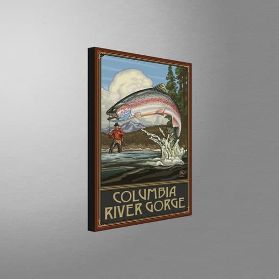 Columbia River Gorge Canvas Art Print and Home Accessories