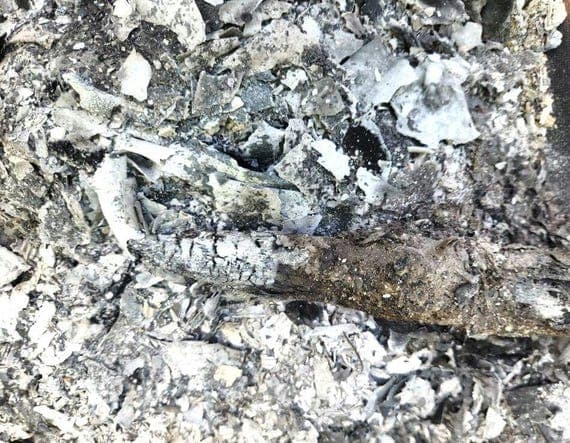 wood ash / fake cremated remains wood ash from recycled woods (sifted twice)(1lb/ 16oz) (Human and Pet)