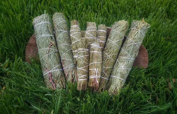 Cedar Smudge Wand for Smoke Cleansing