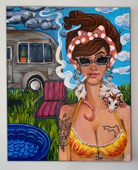 Weird Florida Art Print
