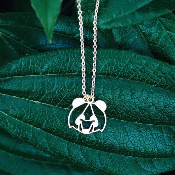 Panda pendant necklace