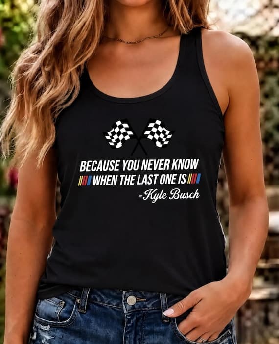 Kyle Busch Tribute Tank Top, Racing Legend Memorial Top, RIP Rowdy Tank, Racing Tank, Racing Fan Gift, Legend Tank Top