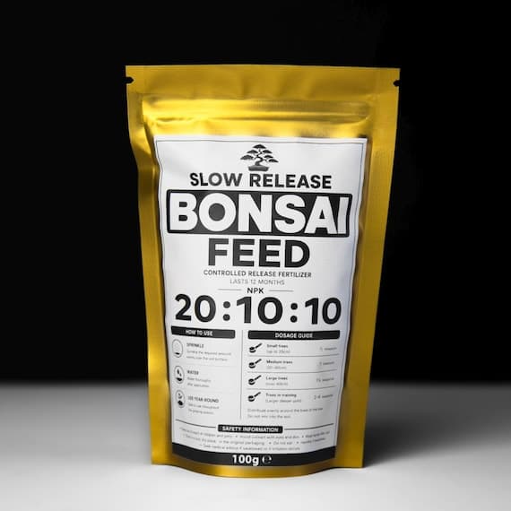 Slow Release Bonsai Feed 20-10-10 | High Nitrogen Fertilizer – 100g