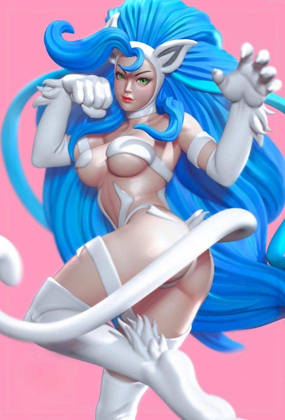 Darkstalkers Catwoman 3D Print Model