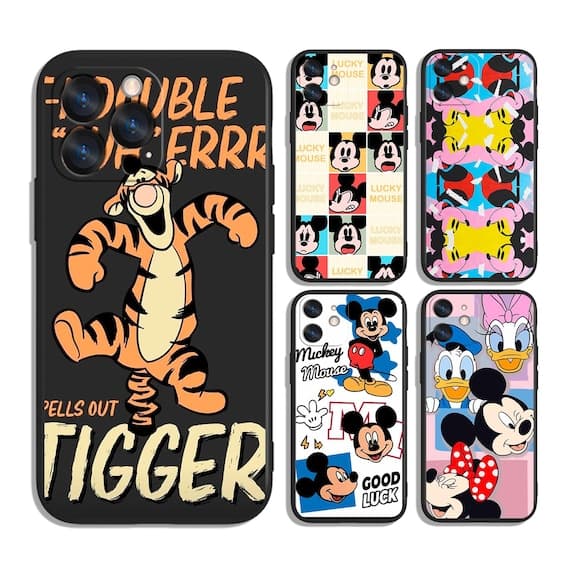 Cartoon Silicone Protective Phone Case