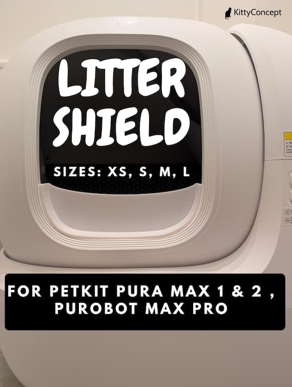 PetKit Pura Max 1 + 2 & Purobot Max Pro Katzentoiletten-Schutz – Streu- und Urinschutz, Zubehör für selbstreinigende Katzenklos