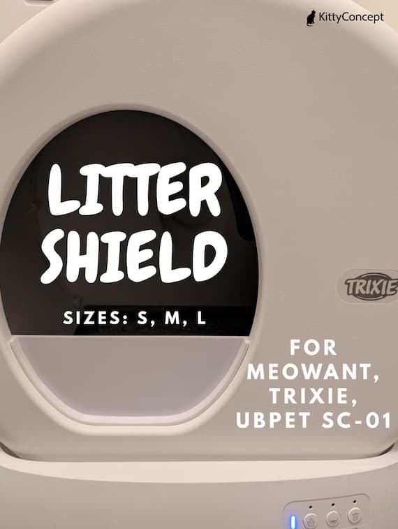 Meowant, Trixie, UBPet SC-01 Schutz für selbstreinigende Katzentoiletten - Verhindert Katzenstreu & Urin außerhalb der Toilette.