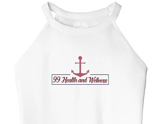 99 Health and Wellness Logo Fall Colors Rocker Tank