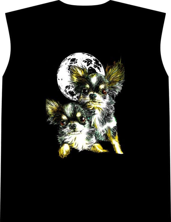 Compression Tank Top Chihuahua Shirt Graphic Animal Tee Dog Athletic Wear Black Sleeveless Workout Clothing Men Gift Running Apparel