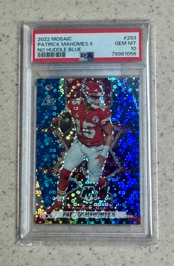 2022 Panini Mosaic Patrick Mahomes II Trading Card