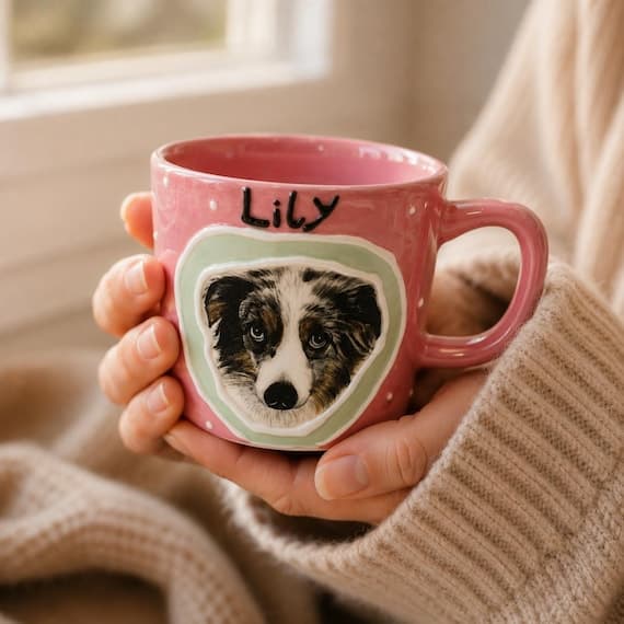Custom Pet Portrait Ceramic Mug