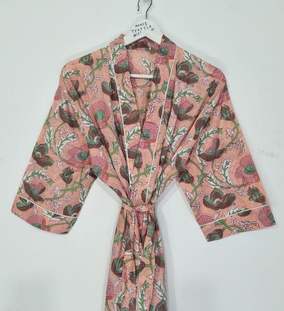 Floral Boho Robe Dress