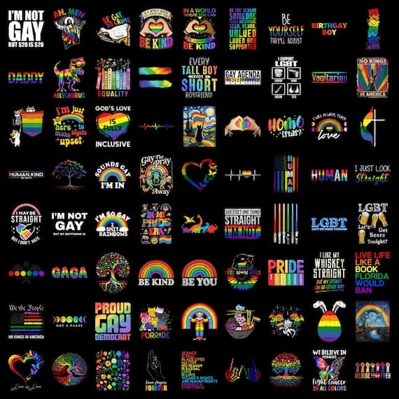 Pride Month PNG Design Bundle