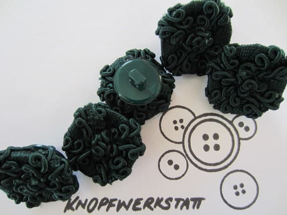 Green Eyelet Decorative Sewing Buttons