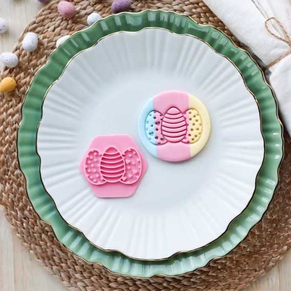 Easter cookie stamp for icing embossing