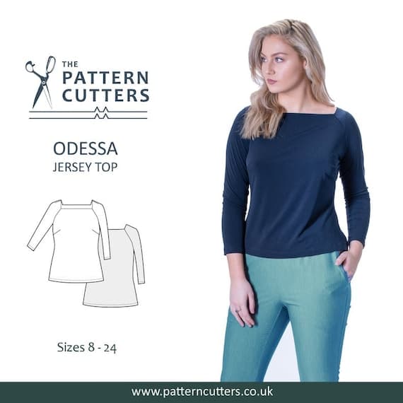 Odessa Jersey Top Paper Sewing Pattern