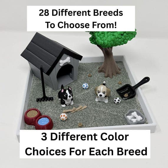 3D Printed Dog Zen Garden