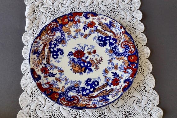 Antique Imari Ceramic Plate