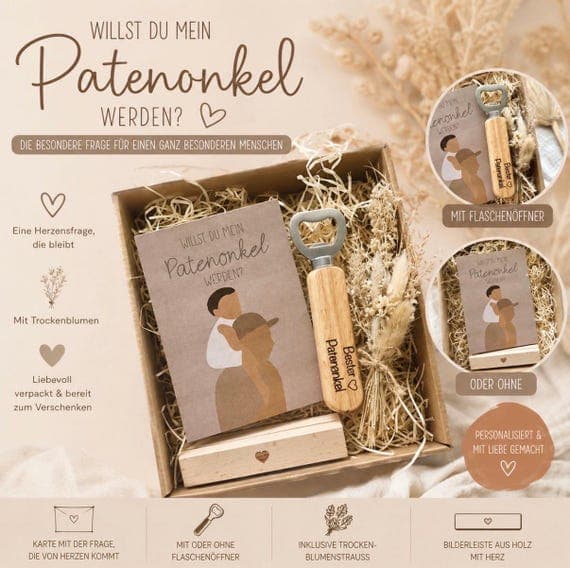 Personalized Patenonkel Gift Box
