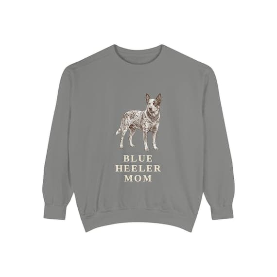 Vintage Sketch Blue Heeler Crewneck Sweatshirt