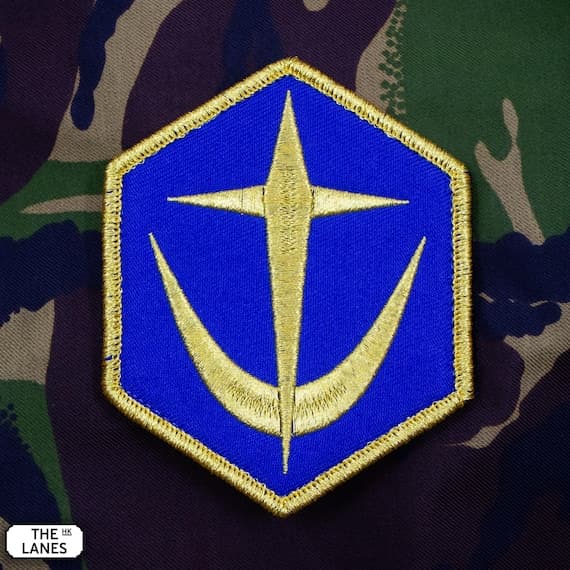 Mobile Suit GUNDAM EFSF Military Morale Hook Patch