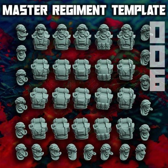 Desert Reavers Modular Miniature Parts Set 006