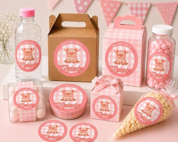 Editable Farm Birthday Party Bundle