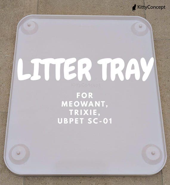 Meowant, Trixie, UBPet SC-01 Schutz- & Auffangplatte für selbstreinigende Katzentoiletten – hält den Boden sauber und trocken.