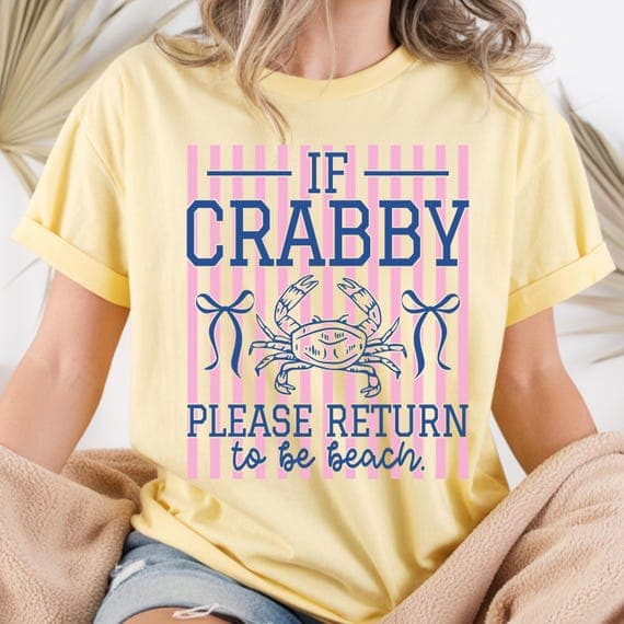 Funny Coastal Crab T-Shirt