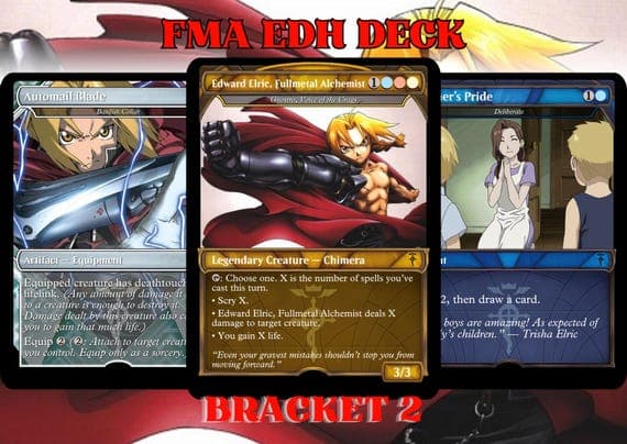 Full Metal Alchemist Custom Anime Art Deck
