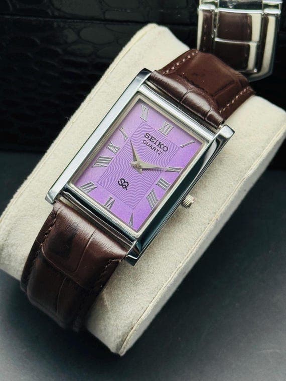 Vintage Seiko Slim Tank Style Quartz Watch