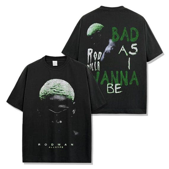Vintage-Inspired Dennis Rodman Graphic T-Shirt